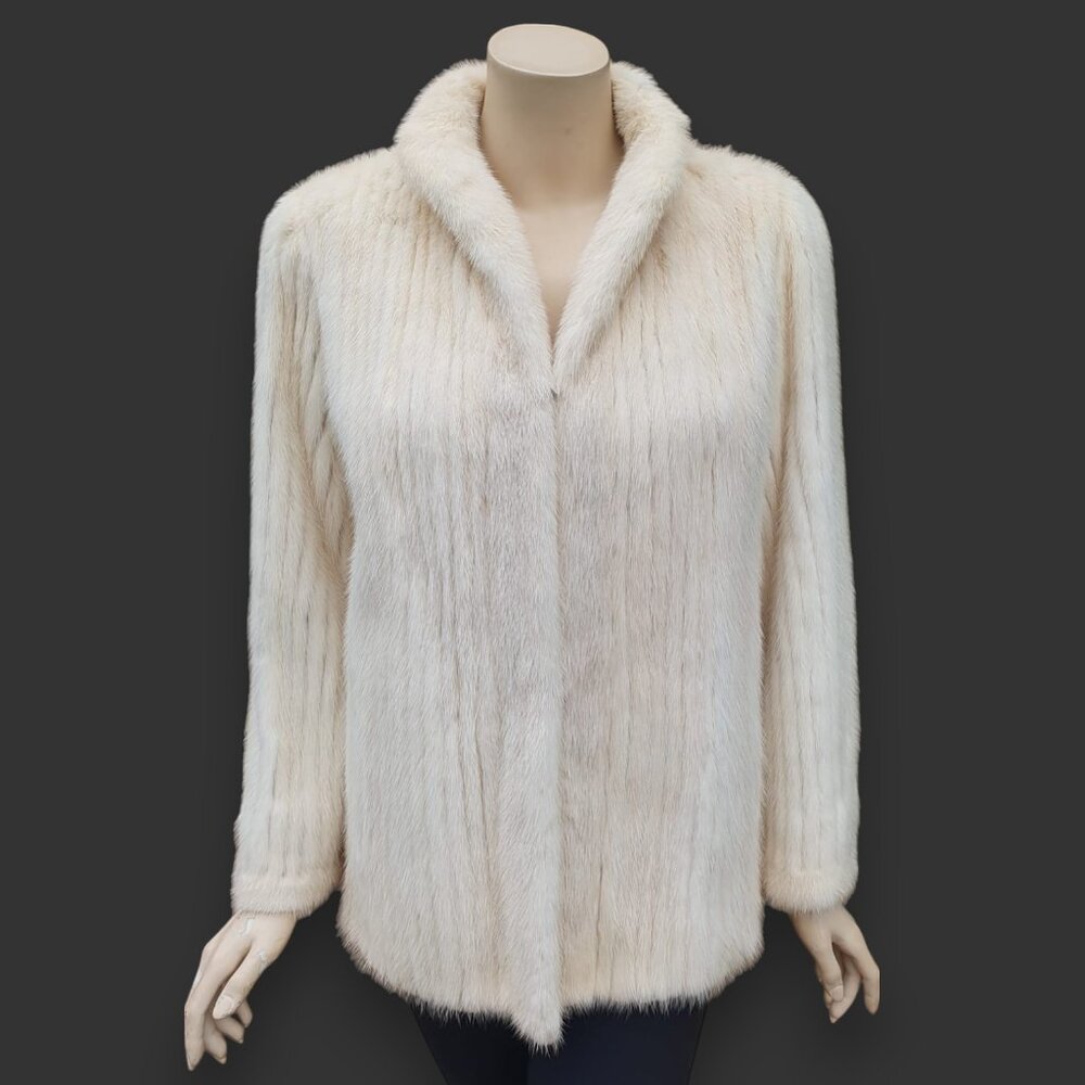 Light Mink Corduroy Cut Jacket -Medium